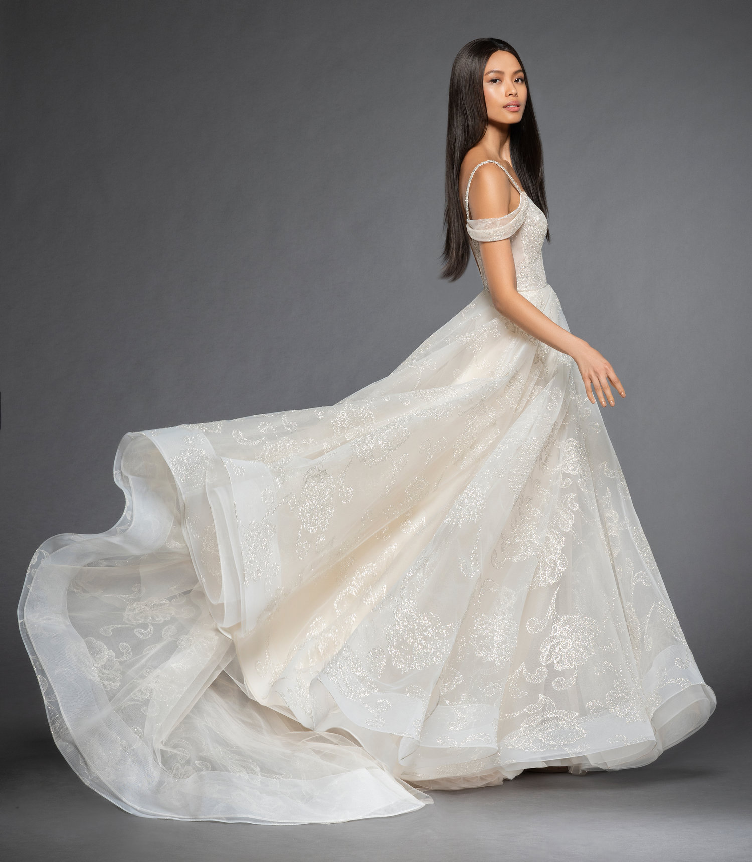 Magic in the Movement: The New Lazaro Fall 2018 Wedding Dress