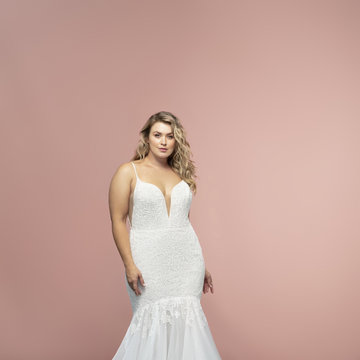 Blush by Hayley Paige Style 12009S Honey Bridal Gown