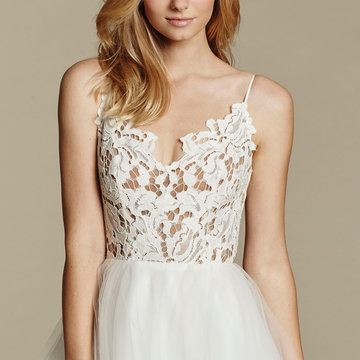 hayley paige lace wedding dress