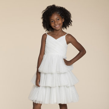 La Petite by Hayley Paige Style 52021 Dinah Flower Girl Dress