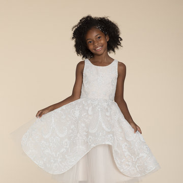 La Petite by Hayley Paige Style 52023 Maven Flower Girl Dress