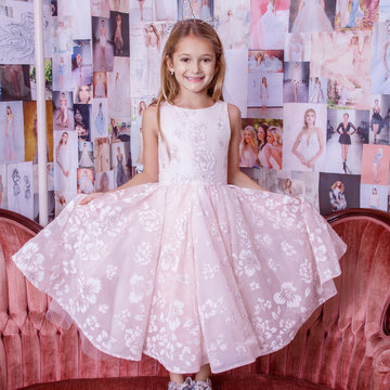 La Petite by Hayley Paige Style 5822 Eloise Flower Girl Dress
