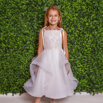 La Petite by Hayley Paige Style 5825 Lillian Flower Girl Dress