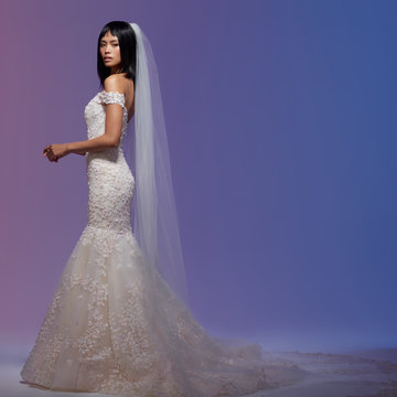 Lazaro Style 32000 Ines Bridal Gown