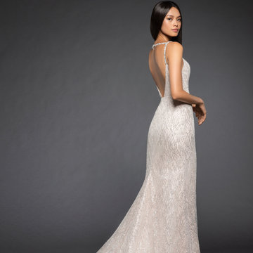 Lazaro Style 3857 Elisa Bridal Gown