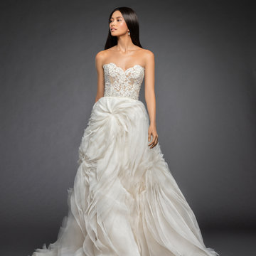 Lazaro Style 3862 Rita Bridal Gown