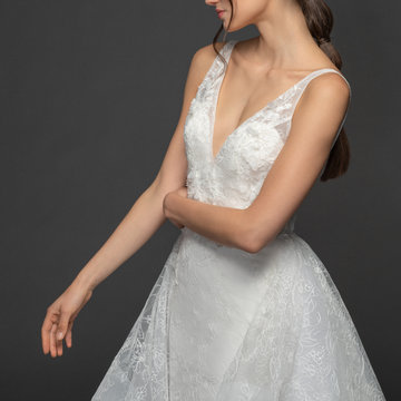 Lazaro Style 3951 Garland Bridal Gown