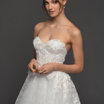 Lazaro Style 3957 Marigold Bridal Gown