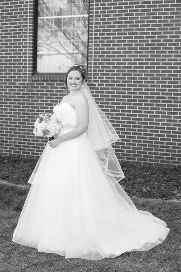 bride on wedding day