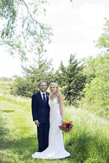 Bride and Groom on Wedding Day