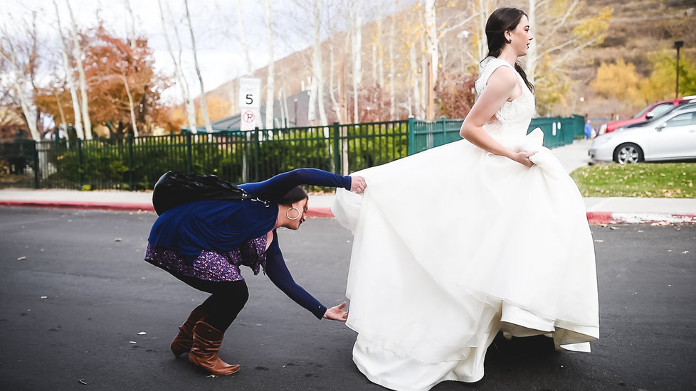 Bride on Wedding Day