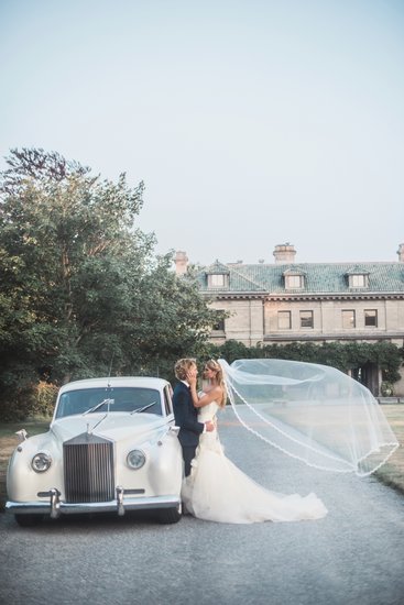 Bride and Groom on Wedding Day