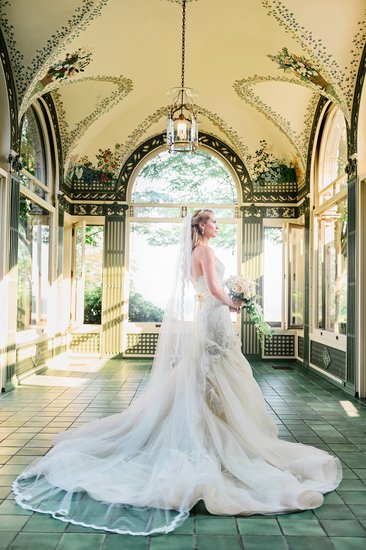 Bride in The Tea Room