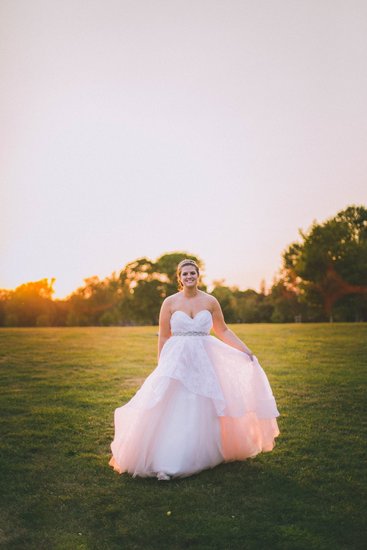 Bride in The Field 