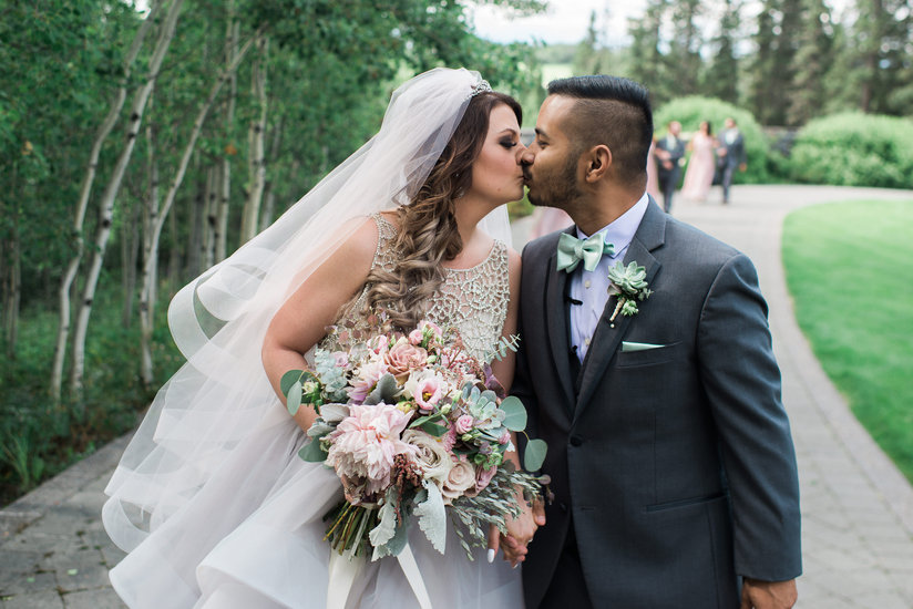 Bride and Groom after ceremony