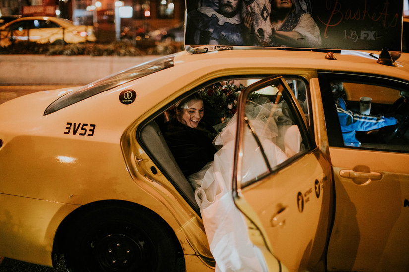 Taxi, NYC, Manhattan, city, Nato Tuke, Hayley Paige, Collins, crosswalk, Couples Photo