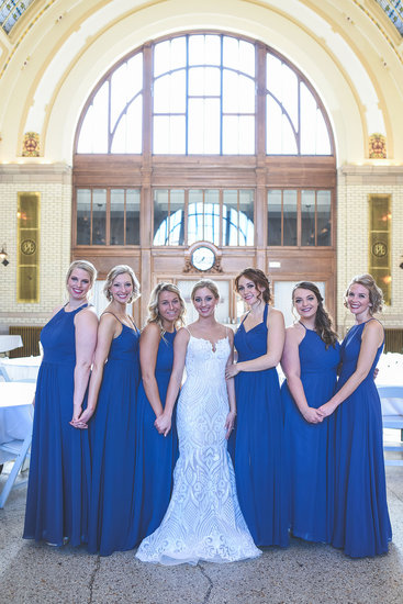 Baker Street Station, Stormy Blue, Fort Wayne, Indiana, Train Station Wedding