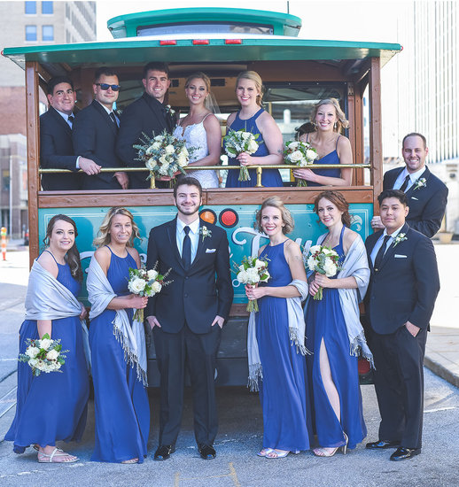 Baker Street Station, Fort Wayne, Indiana, Train Station Wedding, Trolley