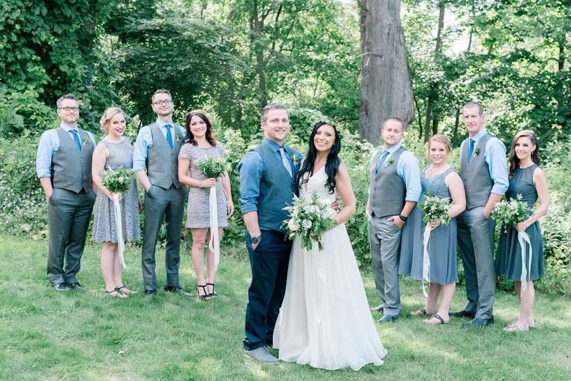 Bridal Party photos at The Slit Barn in Cambridge, ON