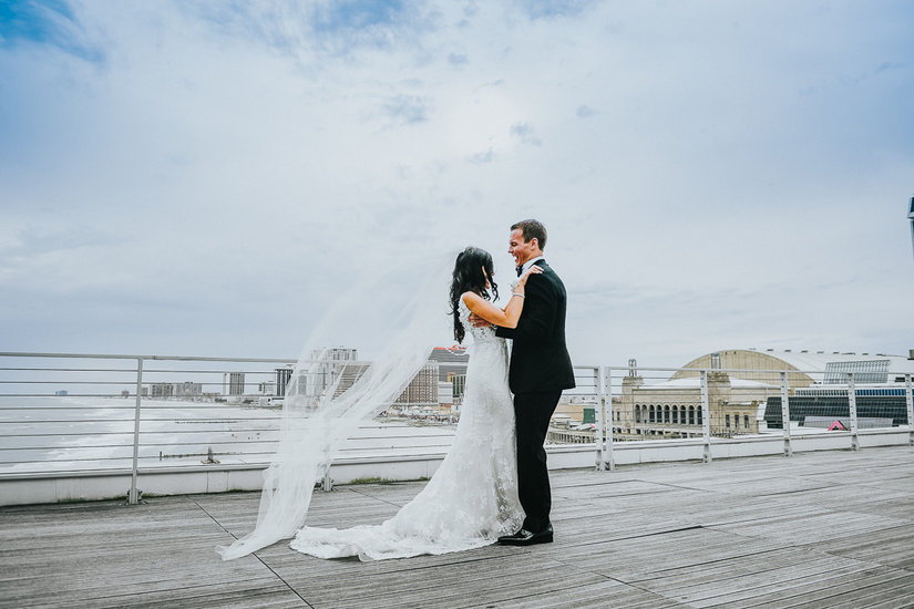 Lazaro Bridal Gown; New Jersey Wedding Photographers The Caffeinated Photographer