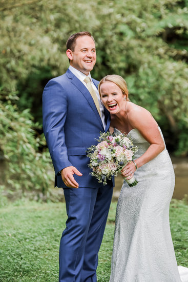 Bride laughing!