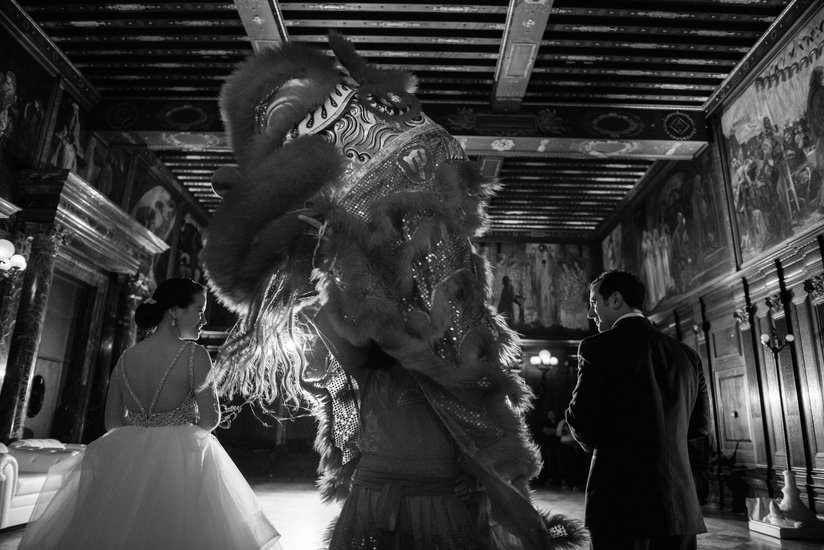 Lion Dance at the Boston Public Library