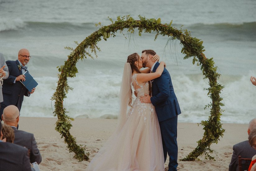 Leah Gown, Beach Wedding