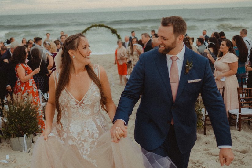 Leah Gown, Beach Wedding