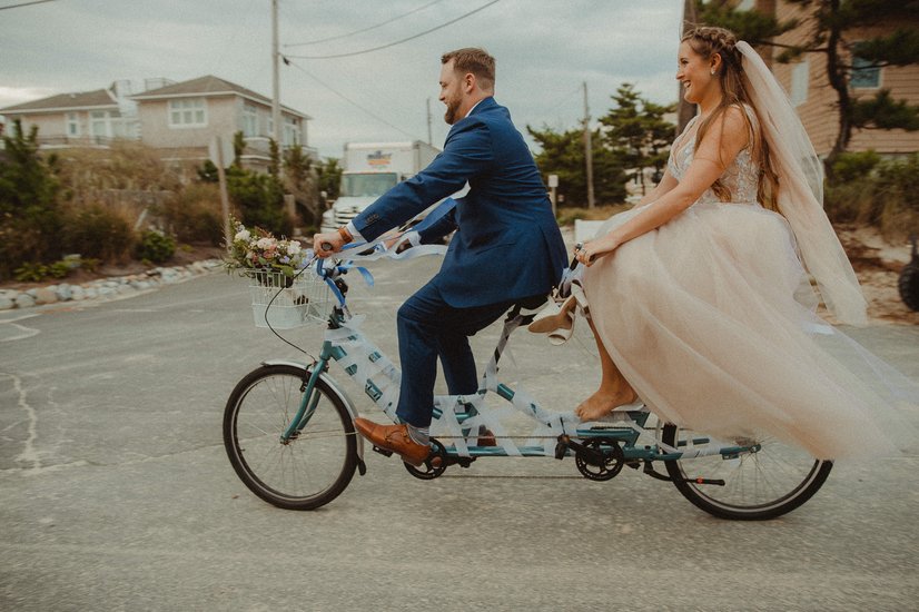 Leah Gown, Beach Wedding, 