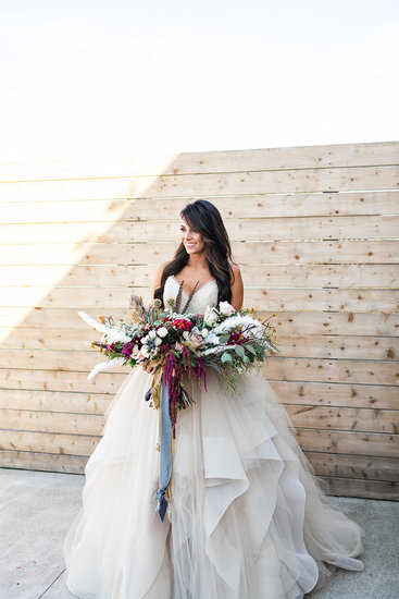 Bride in Chandon gown 