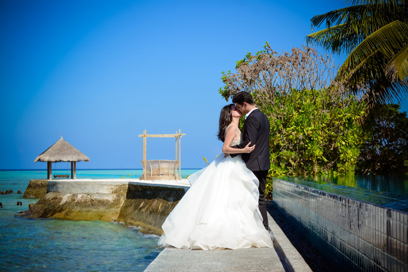 Honeymoon Photoshoot in Maldives