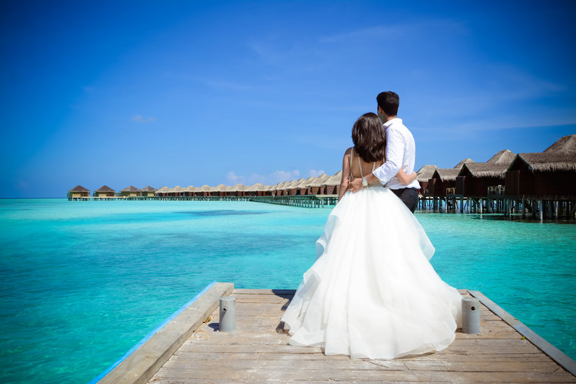 Honeymoon Photoshoot in Maldives