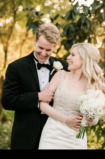 Happiness -bride and groom