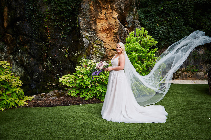 Nash Gown Veil Flutter