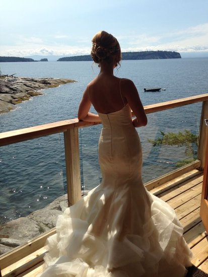 Back of Bride's Gown