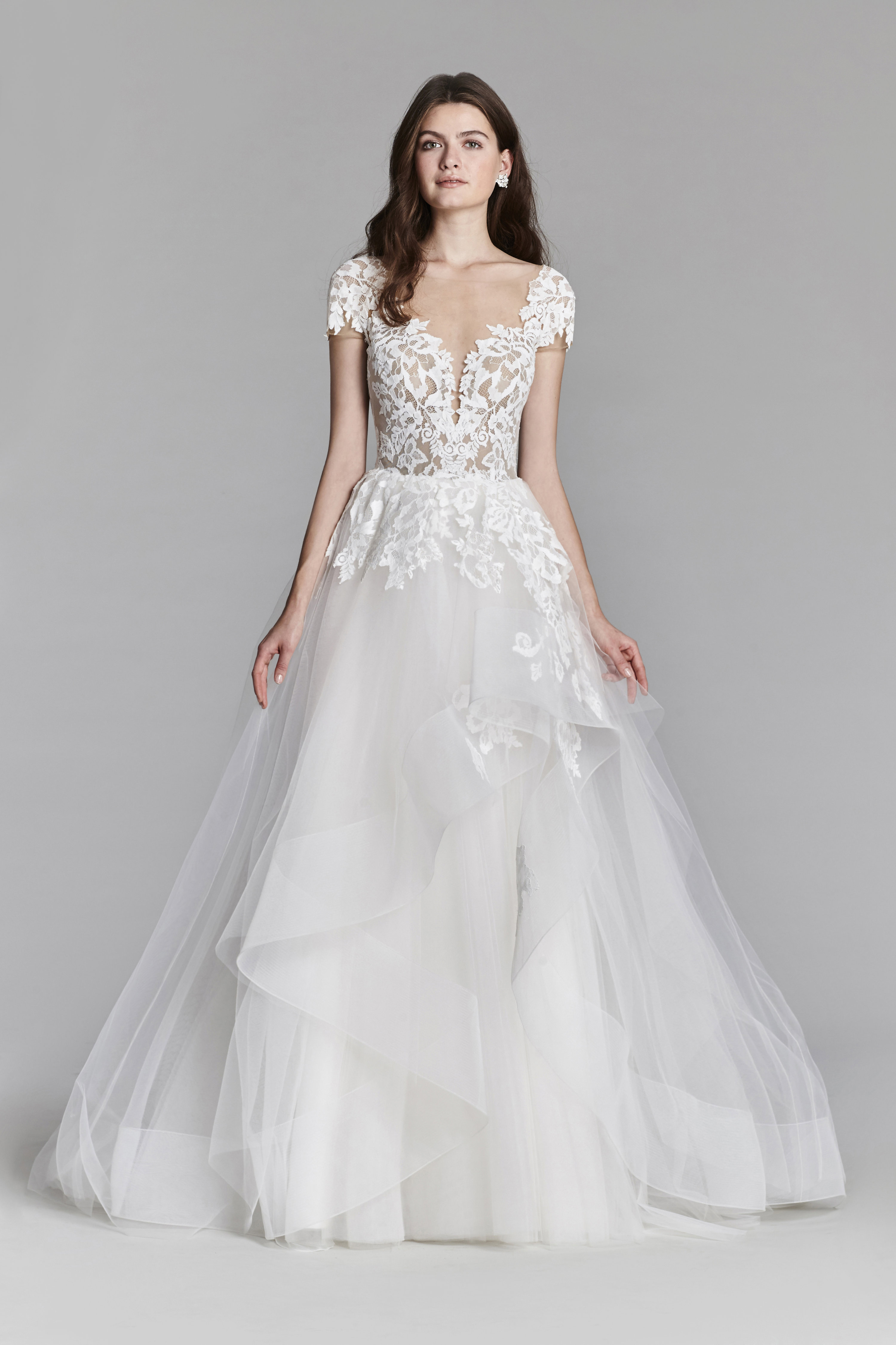 jim hjelm lace wedding dress