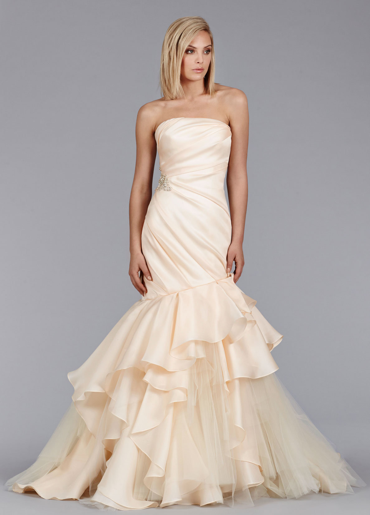 Hairstyles For Strapless Wedding Gown