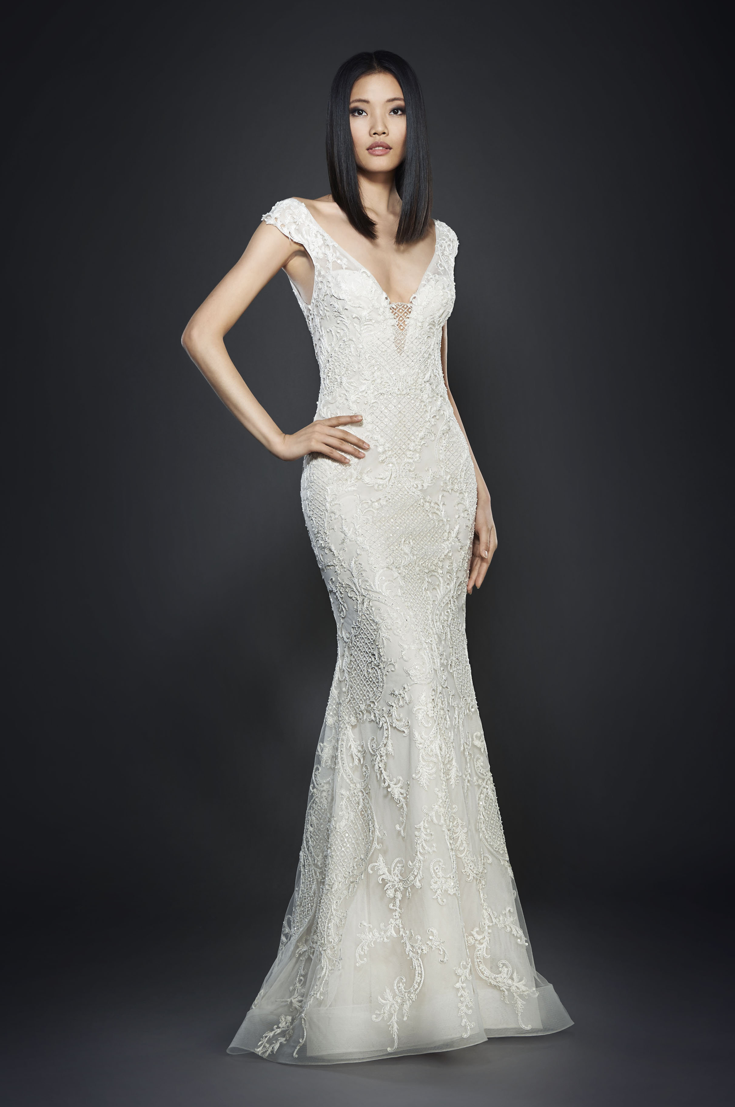 Bridal Gowns And Wedding Dresses By Jlm Couture Style 3707 Lazaro Style 3707 Bridal Gown