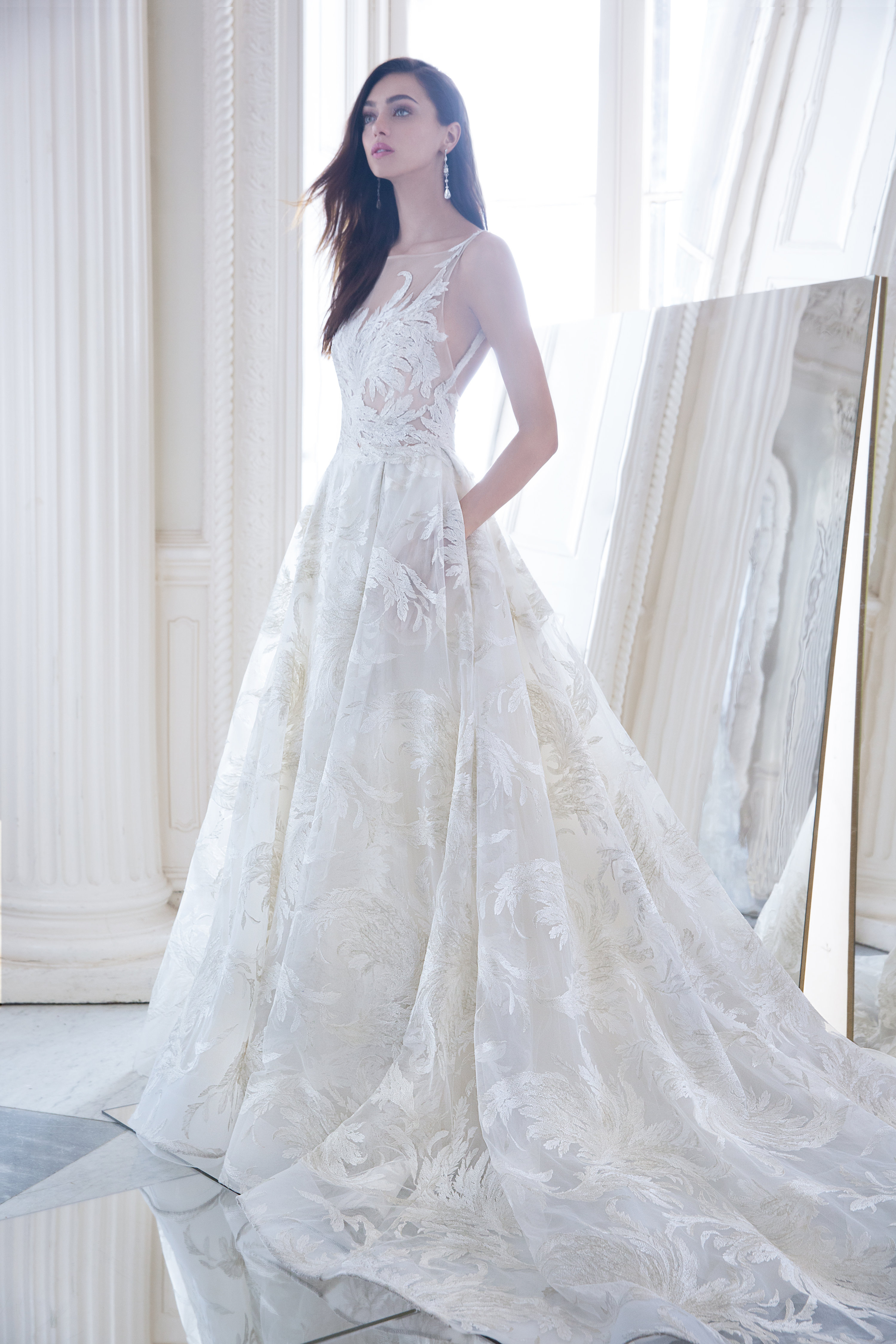 lazaro wedding gowns