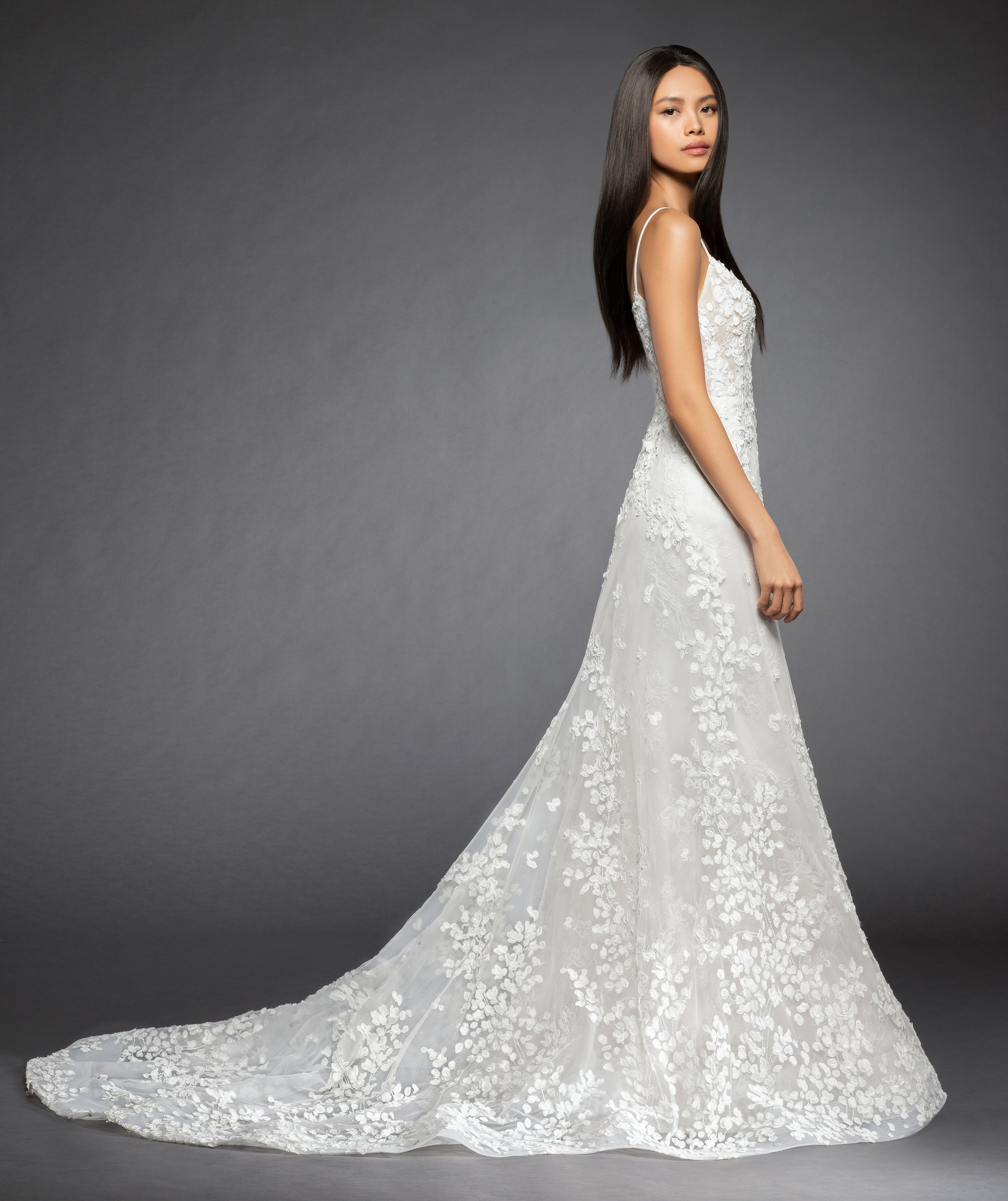 lazaro a line wedding dress