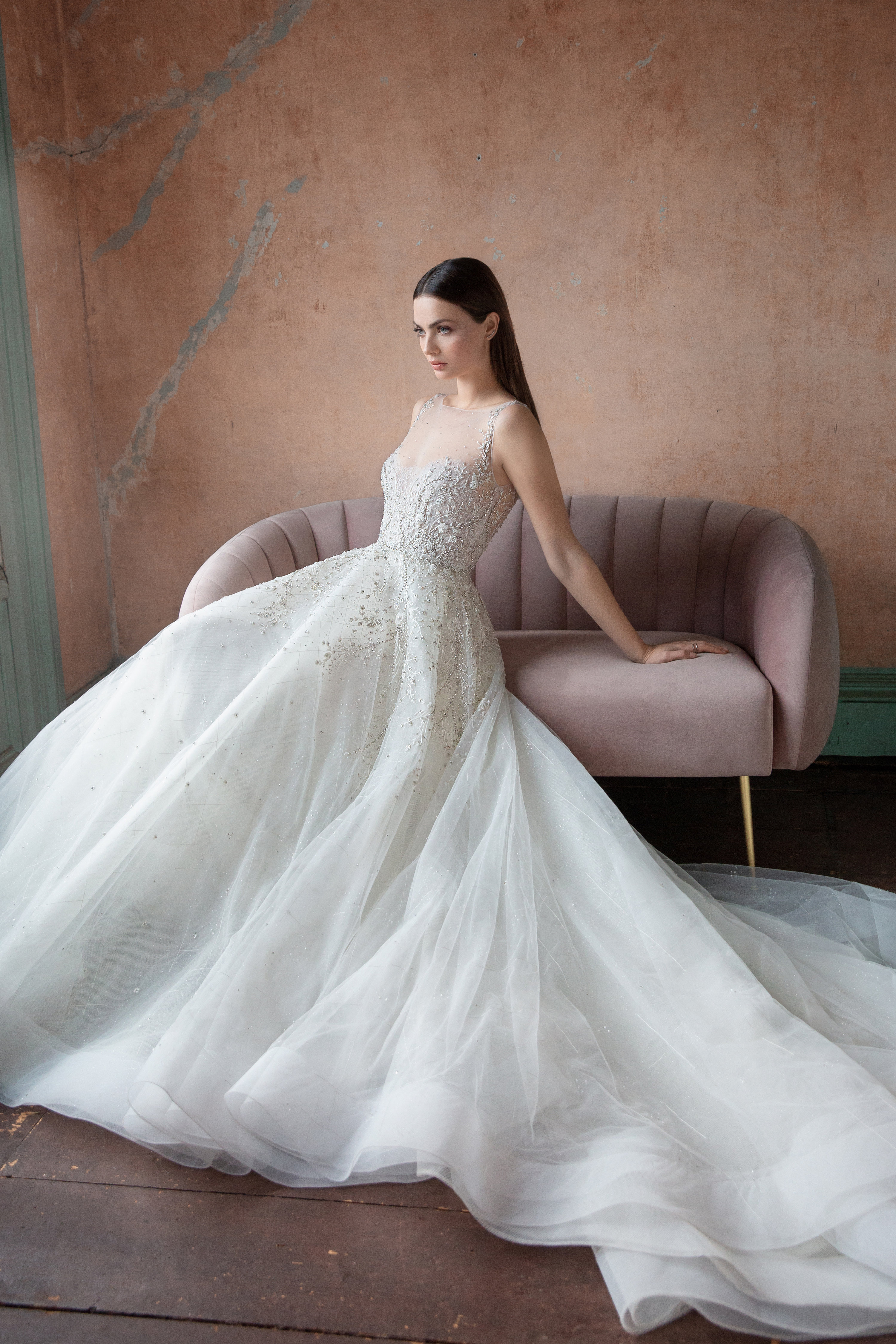 lazaro spring 2019 bridal collection