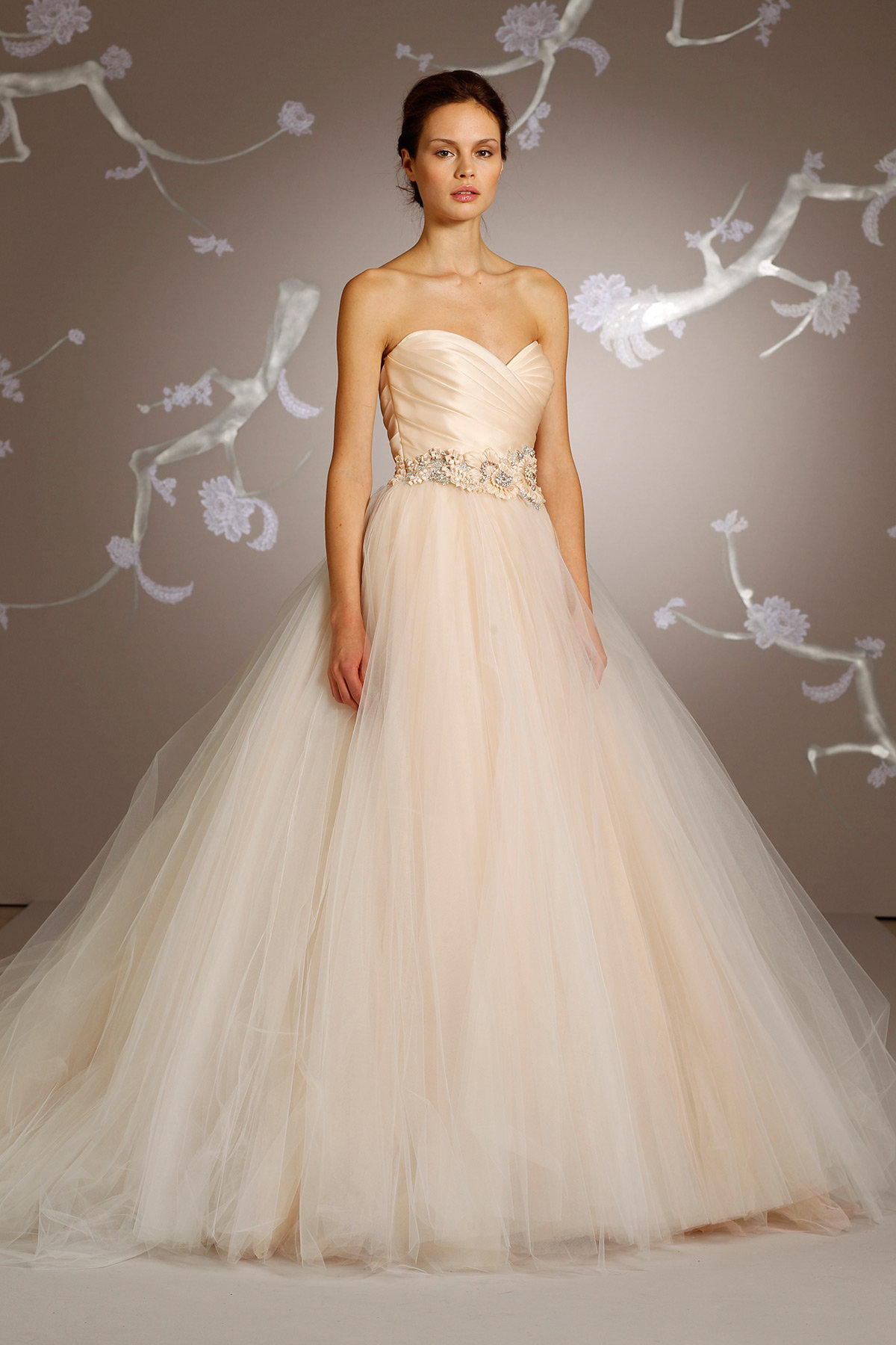 Amazing Blush Lazaro Wedding Dress in the year 2023 Learn more here 