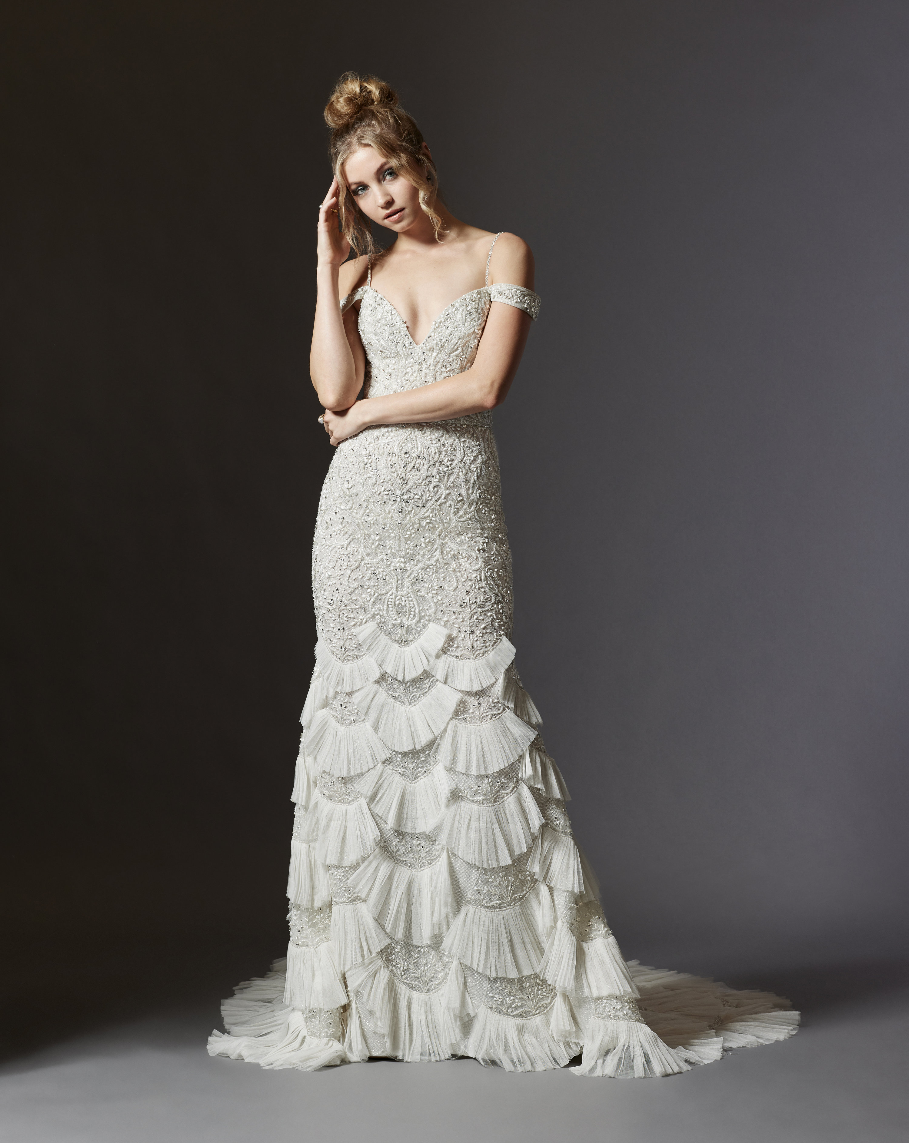 Venus Gown in Off White - Sachin & Babi