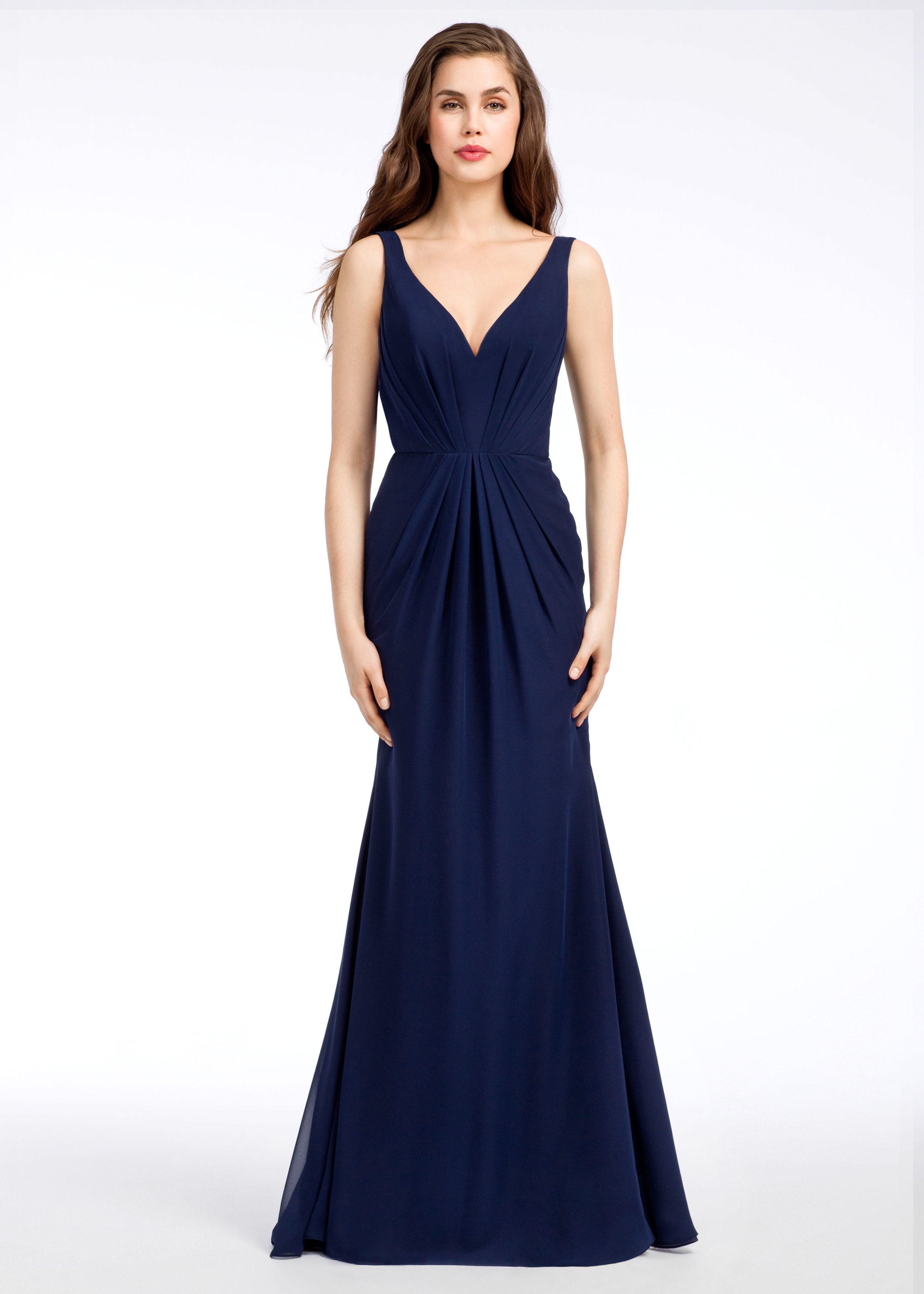 hayley paige chiffon bridesmaid dresses