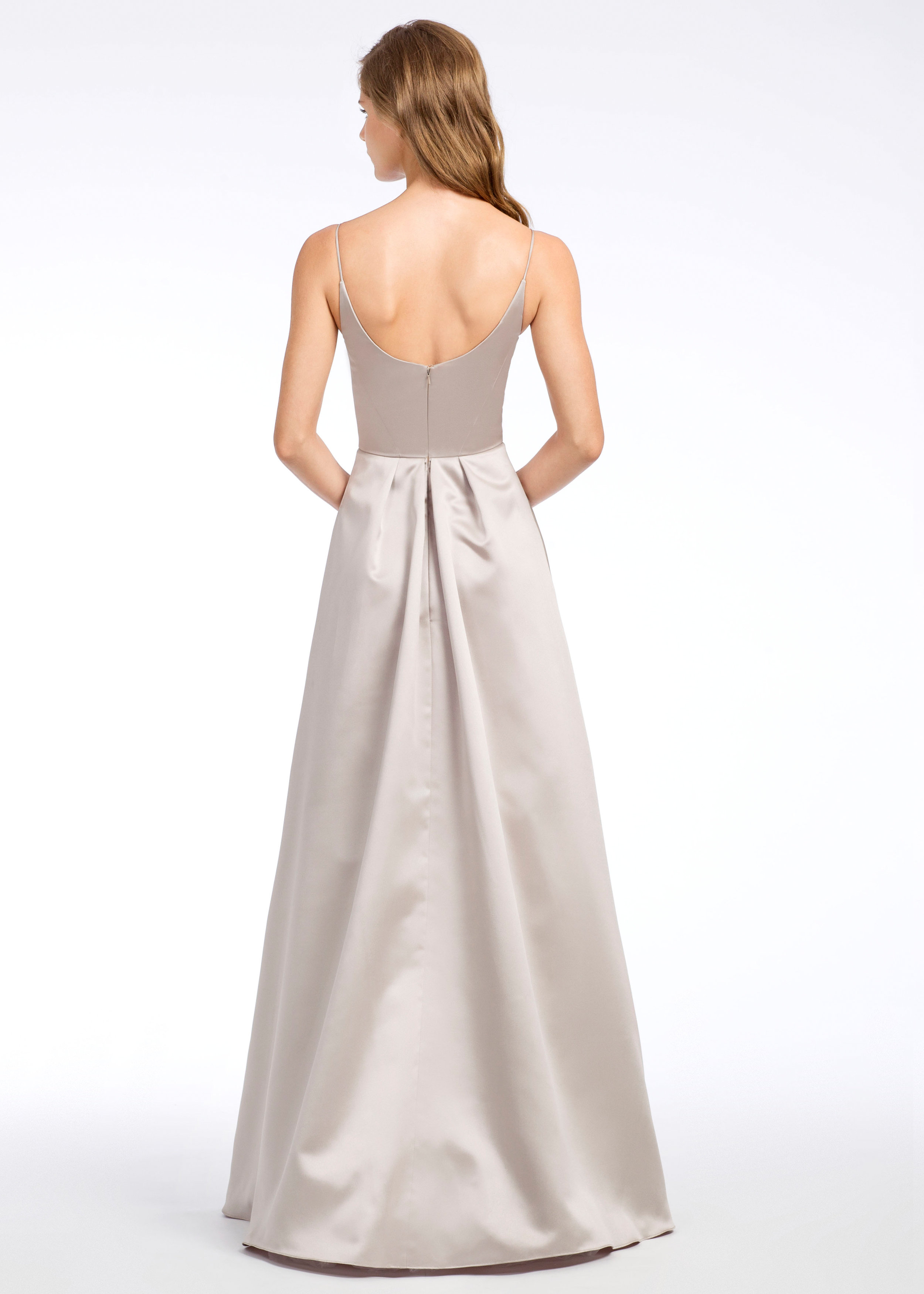 hayley paige satin bridesmaid dresses
