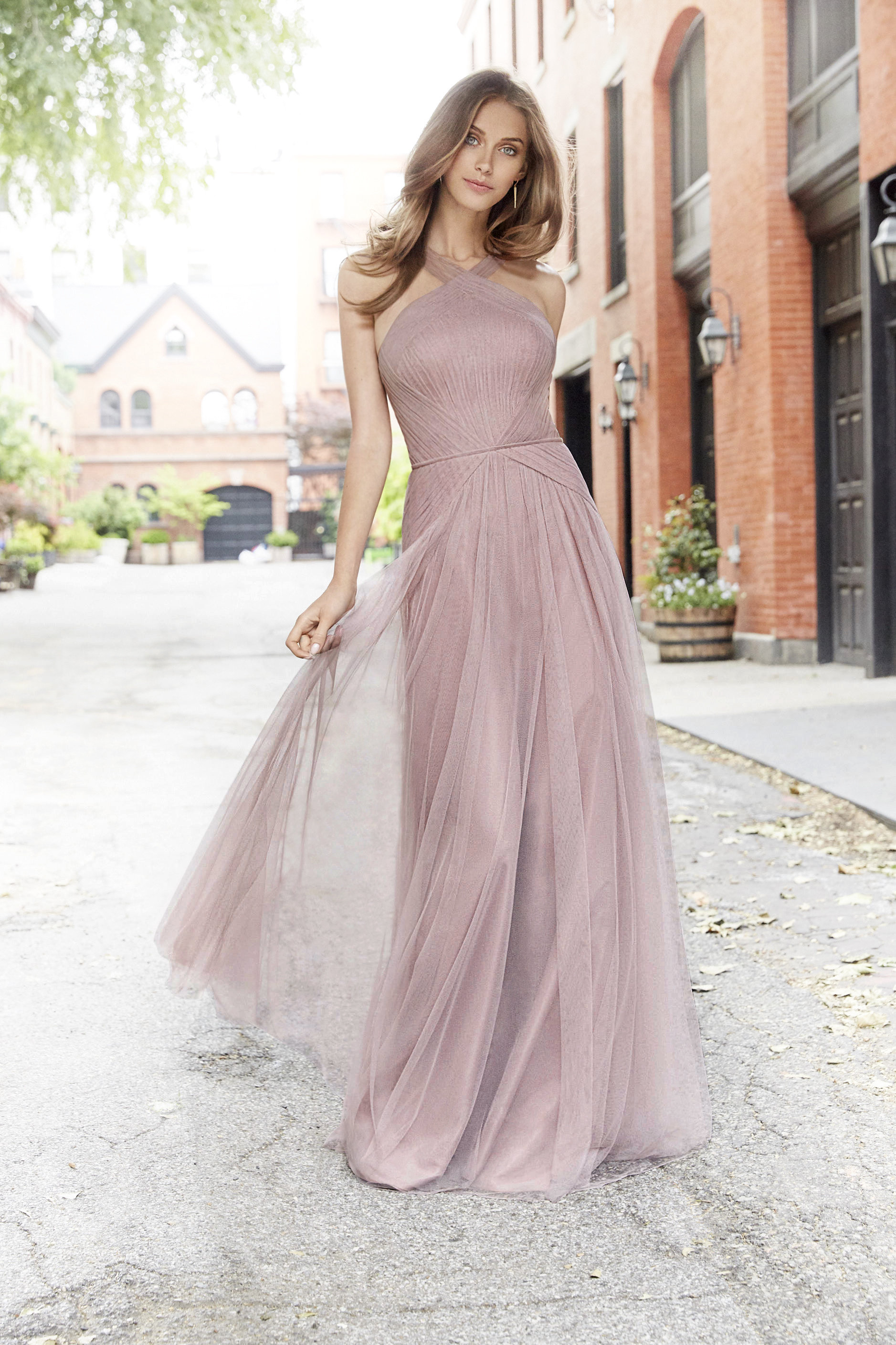 Серо розовое платье. Свадебное платье пудрового цвета. Вечернее платье пудрового цвета. Нежное платье. Вечернее платье пастельных тонов.