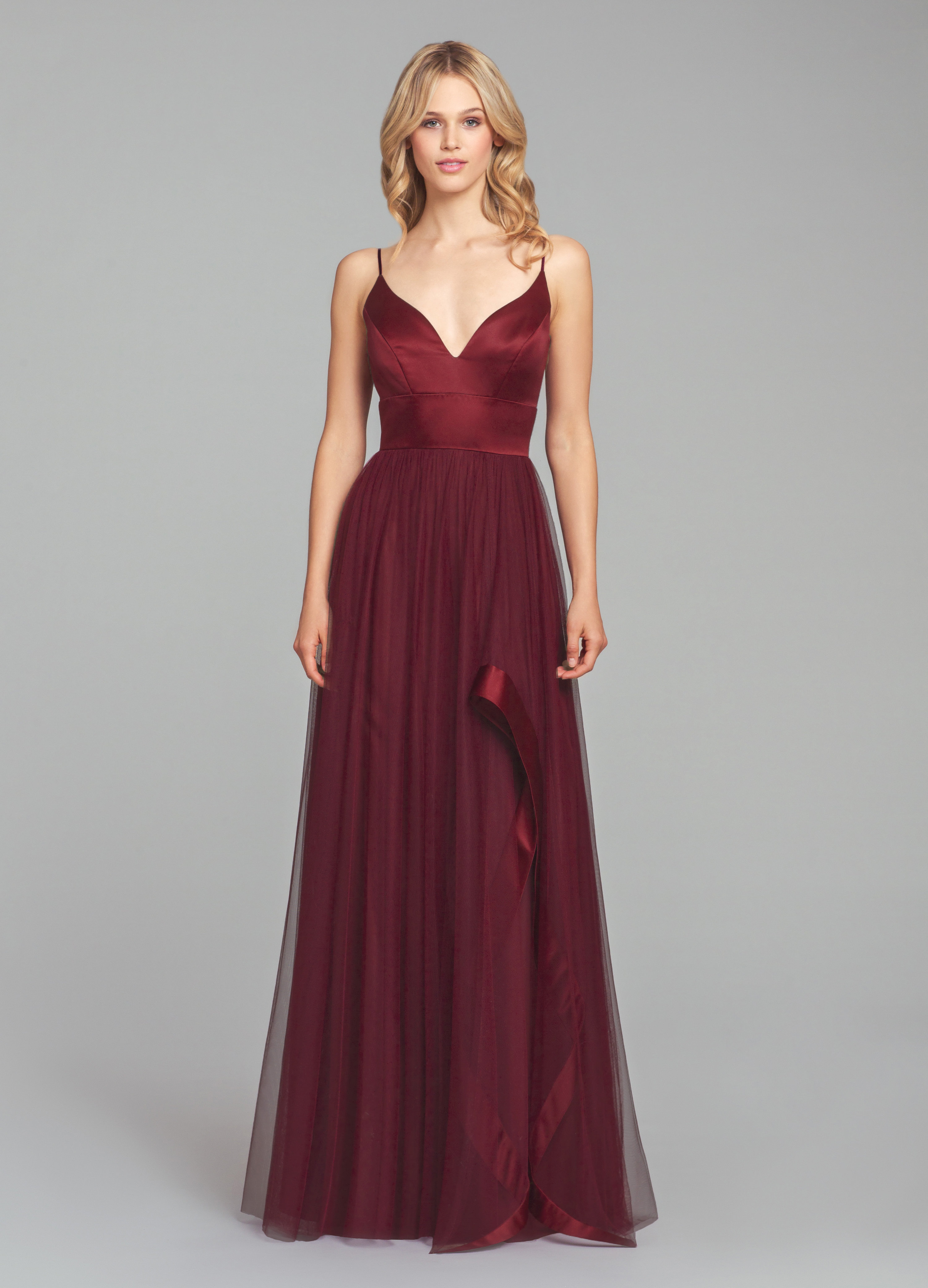 hayley paige burgundy bridesmaid dresses