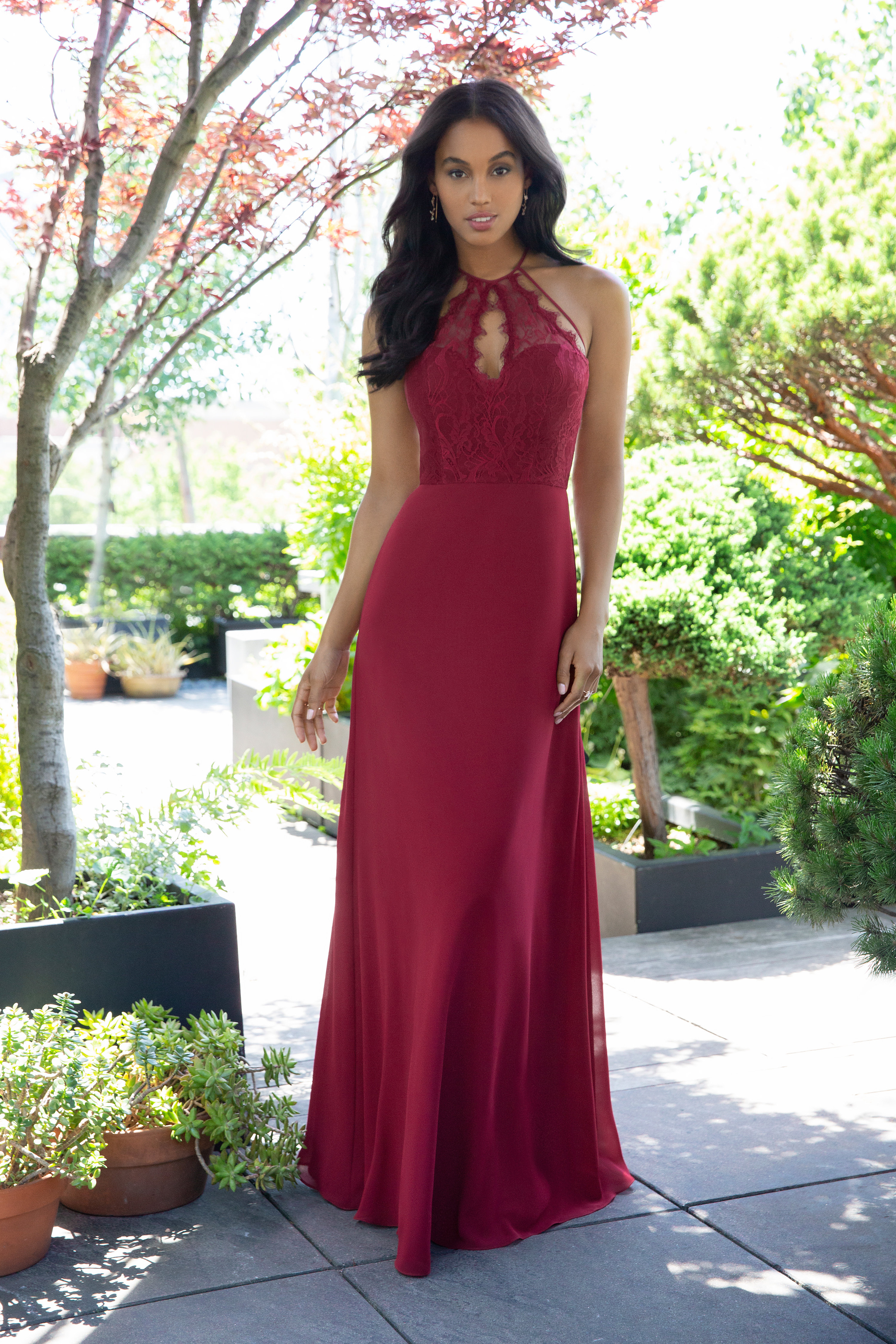 hayley paige burgundy bridesmaid dresses