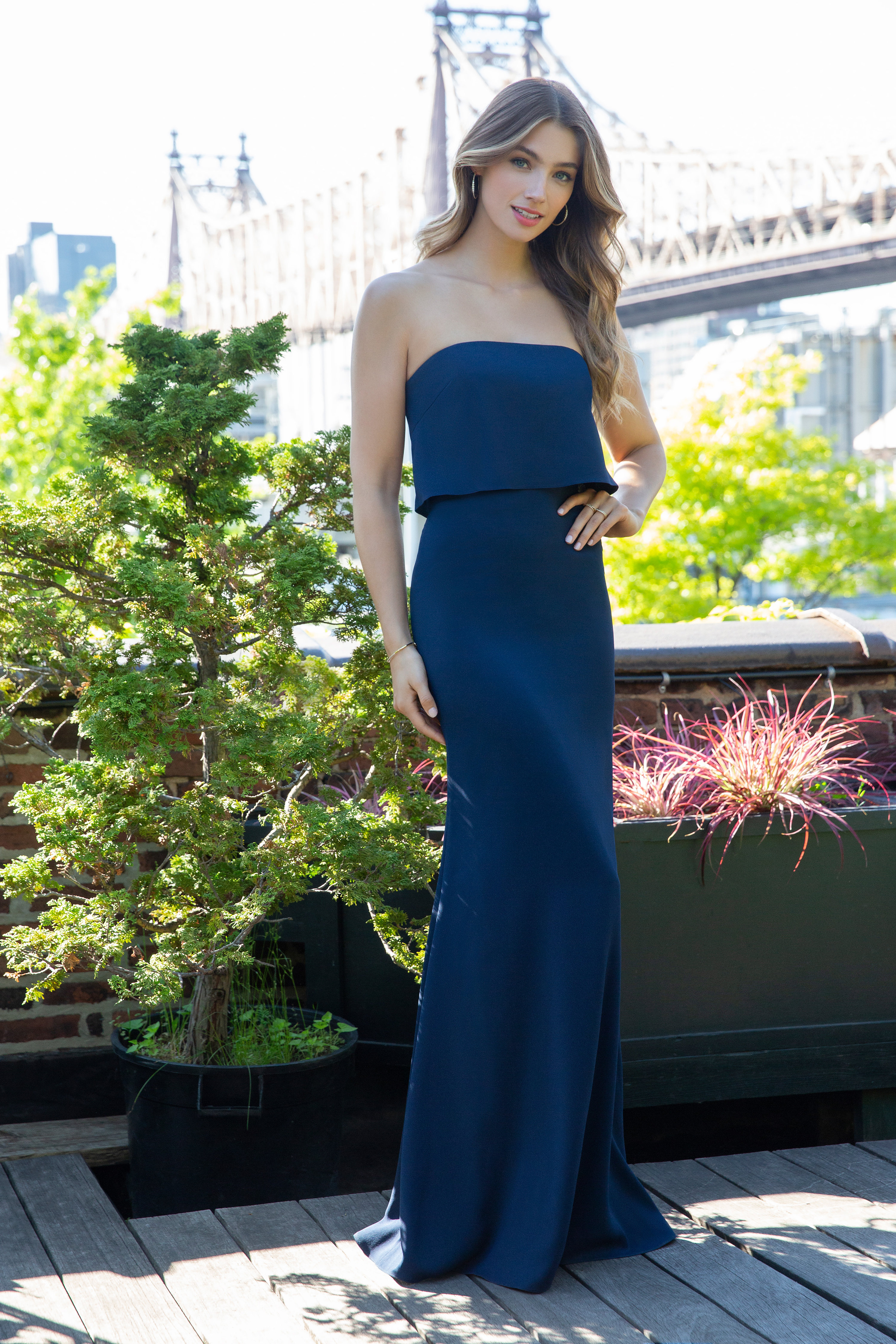 hayley paige crepe bridesmaid dresses