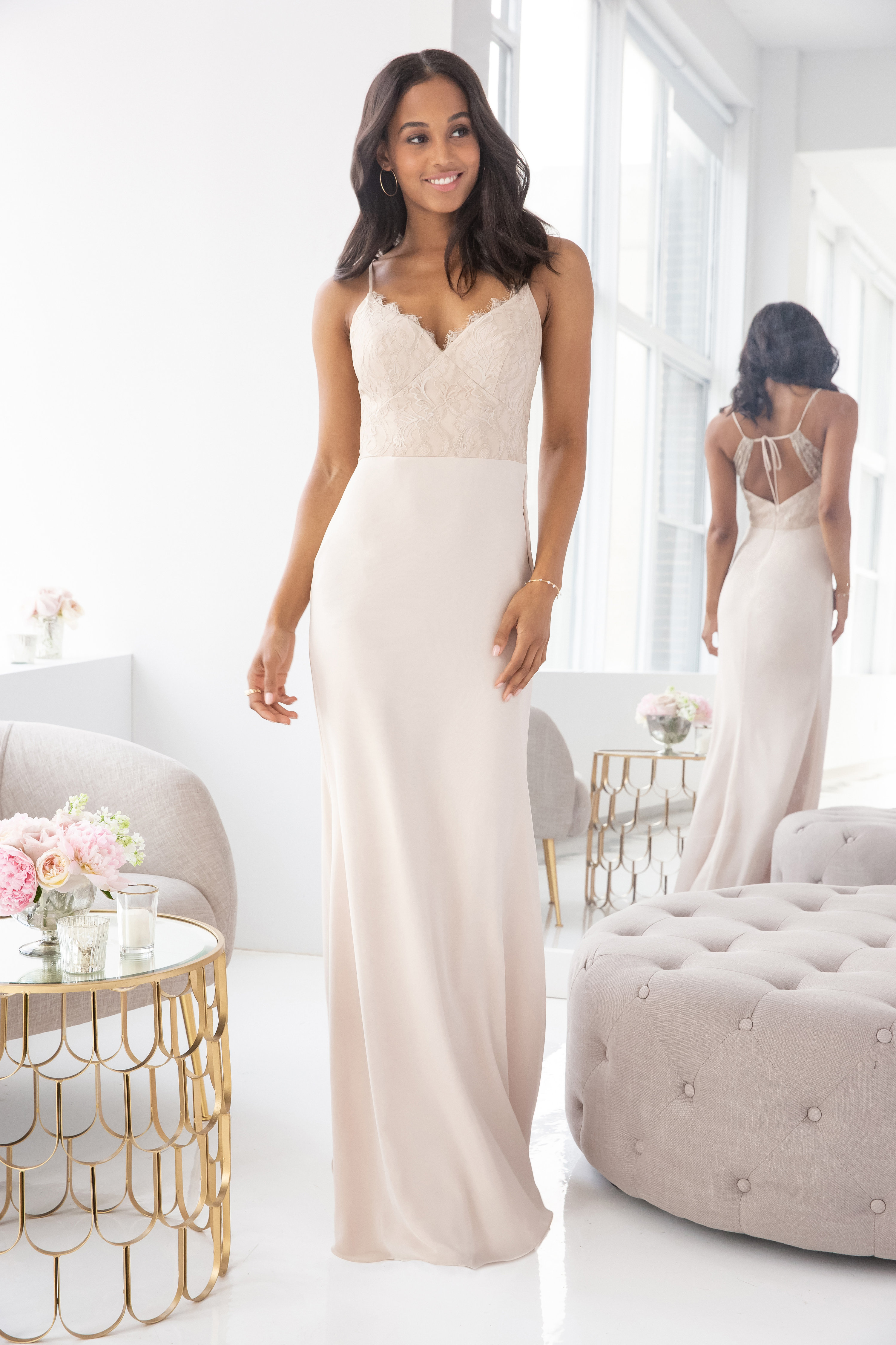 bridesmaid gown style
